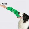 Durable Tug of War Rope Toys Squeaky Dog Toy with Pull Rope, Plush Toy, Indestructible for Aggressive Chewers Spiral Animal Interactive Small