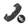 Cinturino per Orologio in Ceramica per Orologi da Uomo e da Donna, Compatibile con Chiusura a Farfalla a Doppia Pressione GC, 16-20mm