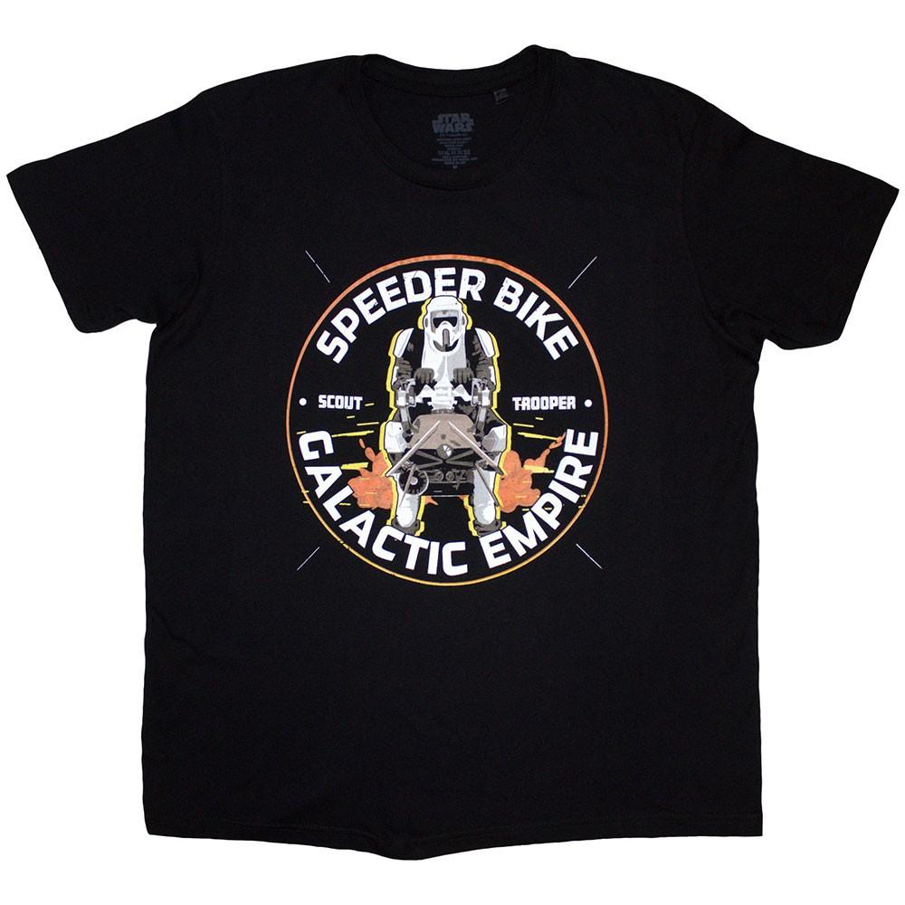 Star Wars Speeder Bike Galactic Empire T-Shirt Black New XXXL