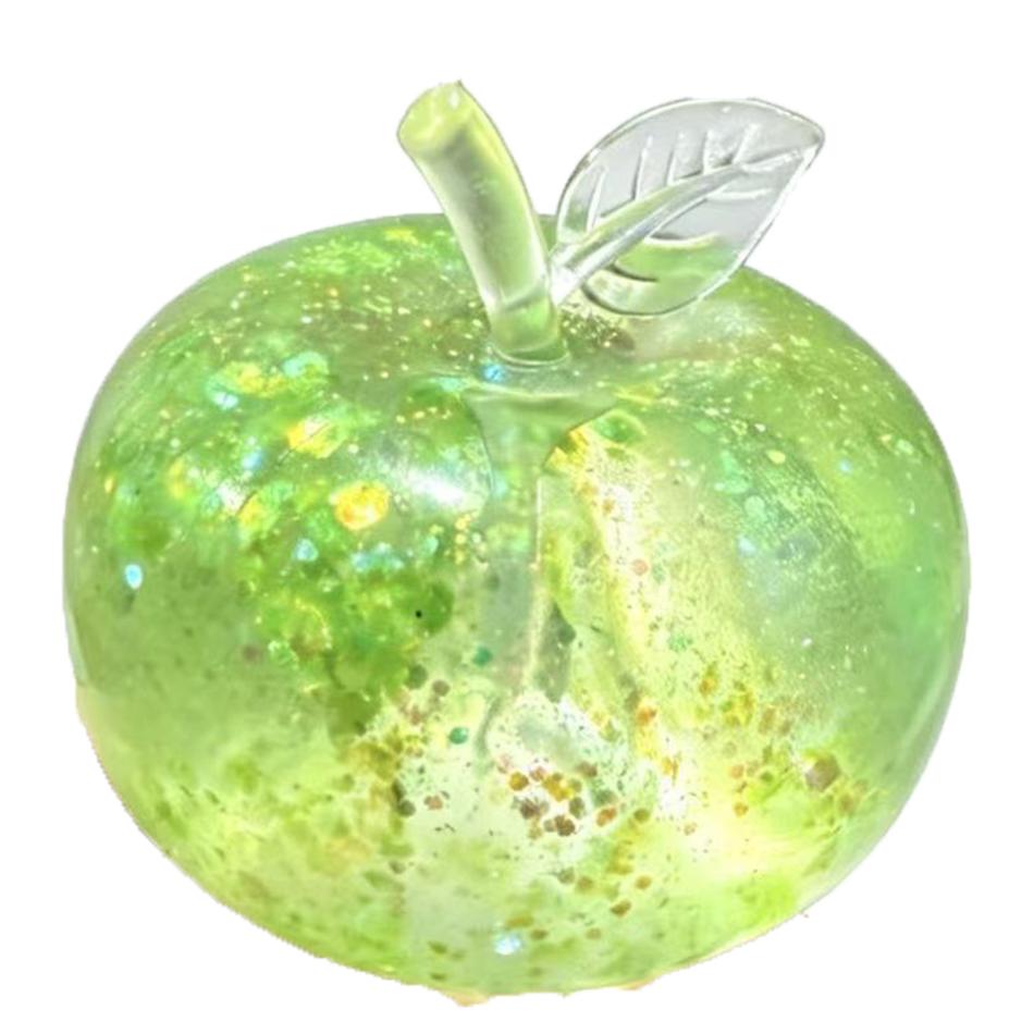 Appel Druk Groene Appel Squishies Schattig Kleurrijk Speelgoed Langzaam Rijzend Stressverlichting Fidget Speelgoed voor Kinderen Volwassenen Anti-Angst Cadeau