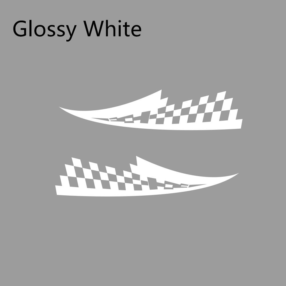 2Pcs Car Hood Over Stickers Vinyl Film Auto Racing Sports Styling DIY Decals Automobiles Car Accessories Auto Tuning Decoration