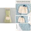 Modern Striped Cotton Linen Apron For Kitchen Home Use With Oil Stain Protection Special Characters Included
