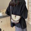 1Pc  Popular Bucket Bag Women's Messenger Bag Korean Niche Versatile Retro Canvas Handbag Messenger Bag