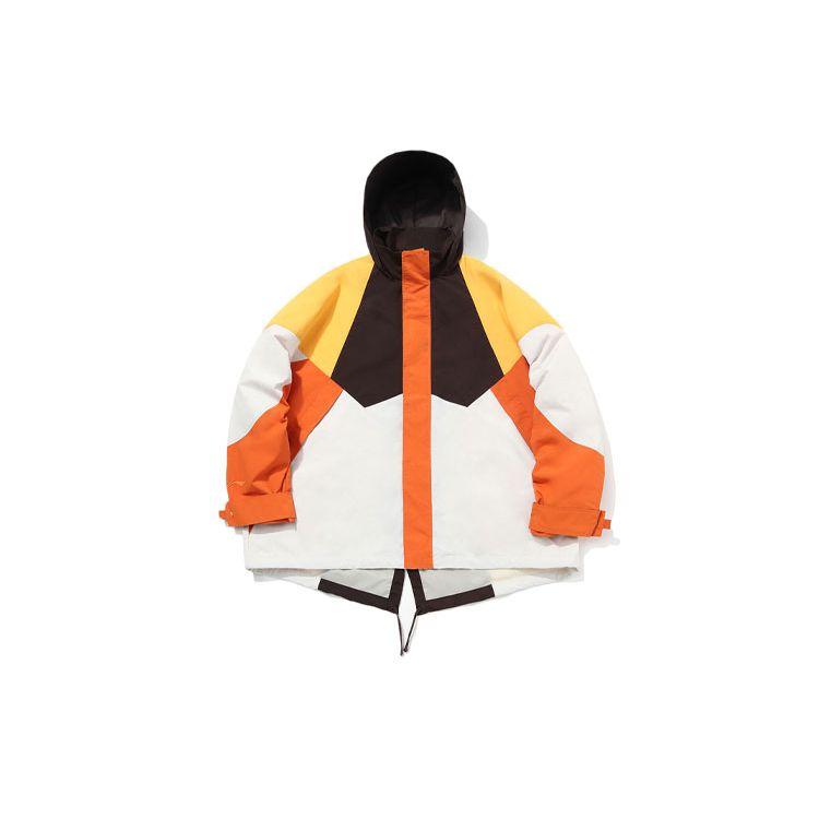 

Li-Ning Color Block Loose Fit Hooded Sports Jacket Unisex Jacket Mouse-Brown AJDQ444-4 XL