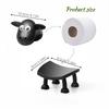 3D Printed Adorable Sheep-Shaped Toilet Paper Holder - Perfect for Bathroom Decor, Freestanding Plastic Design, Ideal Gift