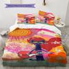 Pete Cat Dream Bedding Quilt Set Quilt Cover Pillowcase Home Decoration Birthday Gift (1 * duvet cover + 2 * pillowcase, without core)