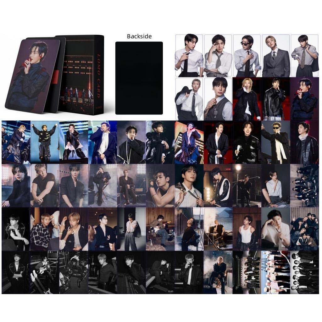 55Pcs Photo Small Card New Album Boy Group Arir New Flash Card Lomo Card High-Definition Photo Collectible Cards Fans Gifts