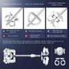 Moissanite Earrings for Men Women, 0.2ct-3.0ct Men 925 Sterling Silver Earrings, Round Cut Diamond Stud Earrings for Women