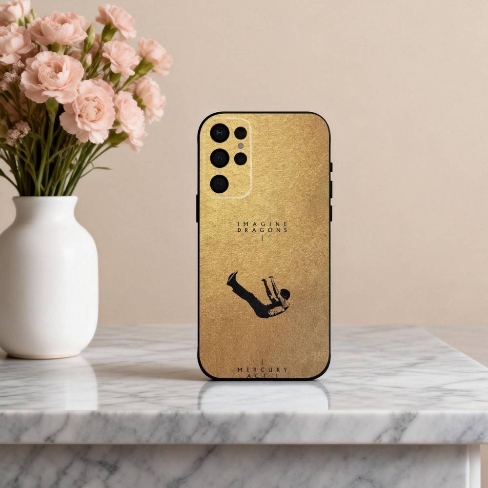Imagine D-Dragons B-Band Phone Case For Samsung S25,S24,S21,S22,S23,S30,Ultra,S20,Plus,Others Soft Black Case