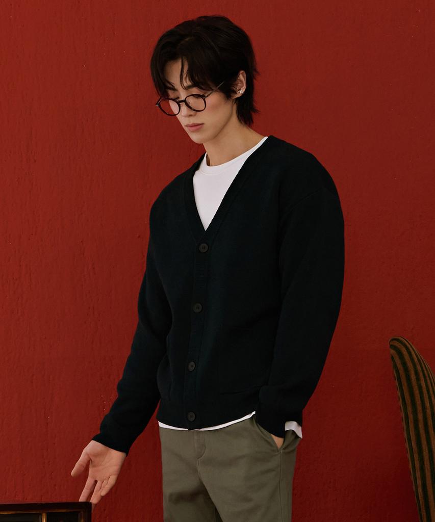 Chasecult Unisex Basic Cardigan - Green