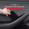 4Pcs Door Handle Storage Box Side Door Box Four-door Inner Handle Decor for Tesla Model Y/Highland Model 3 Car Accessories
