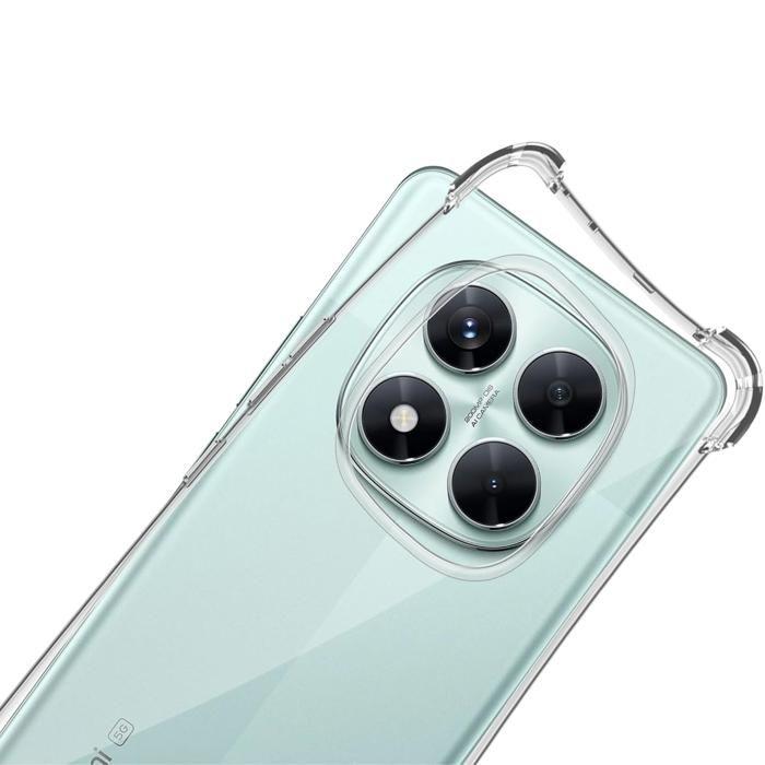 Shockproof Case - Phonillico - Xiaomi Redmi Note 14 PRO 5G - Flexible - Transparent - 2 Tempered Glass