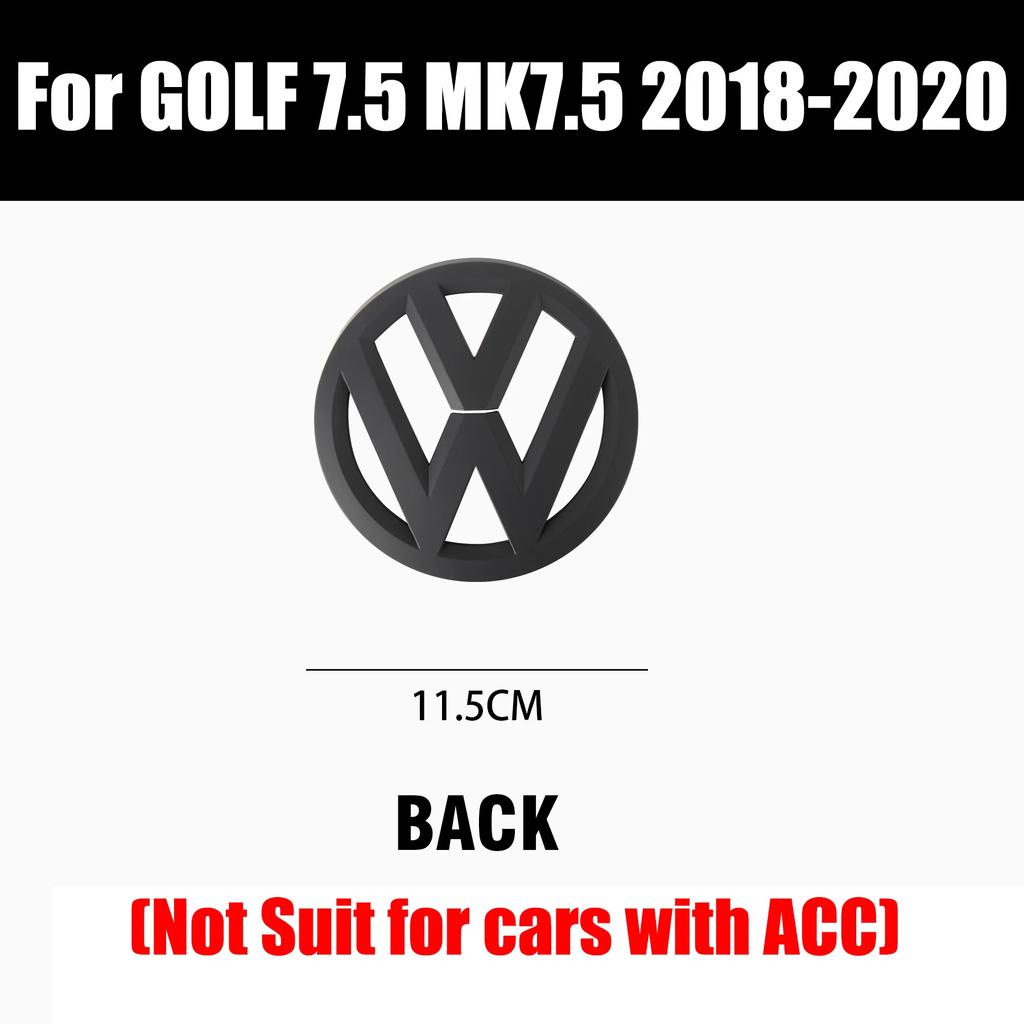 For VW VOLKSWAGEN New Non-destructive Car Front Radiateor Badge Stickers Rear Trunk Lid Badge Decal For Volkswagen Golf 7.5 VW M