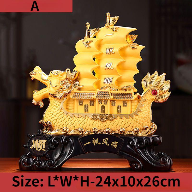 

Плавные парусные лодки Украшения Новоселье Переезд Подарки Офис босса Финансовая привлекательность Украшения Дом