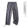 Japanese Single Casual Working Pants Summer Autumn New Style Women's Elastic High Waist Multi-Pocket Side Tape Wide Leg Pants 31277