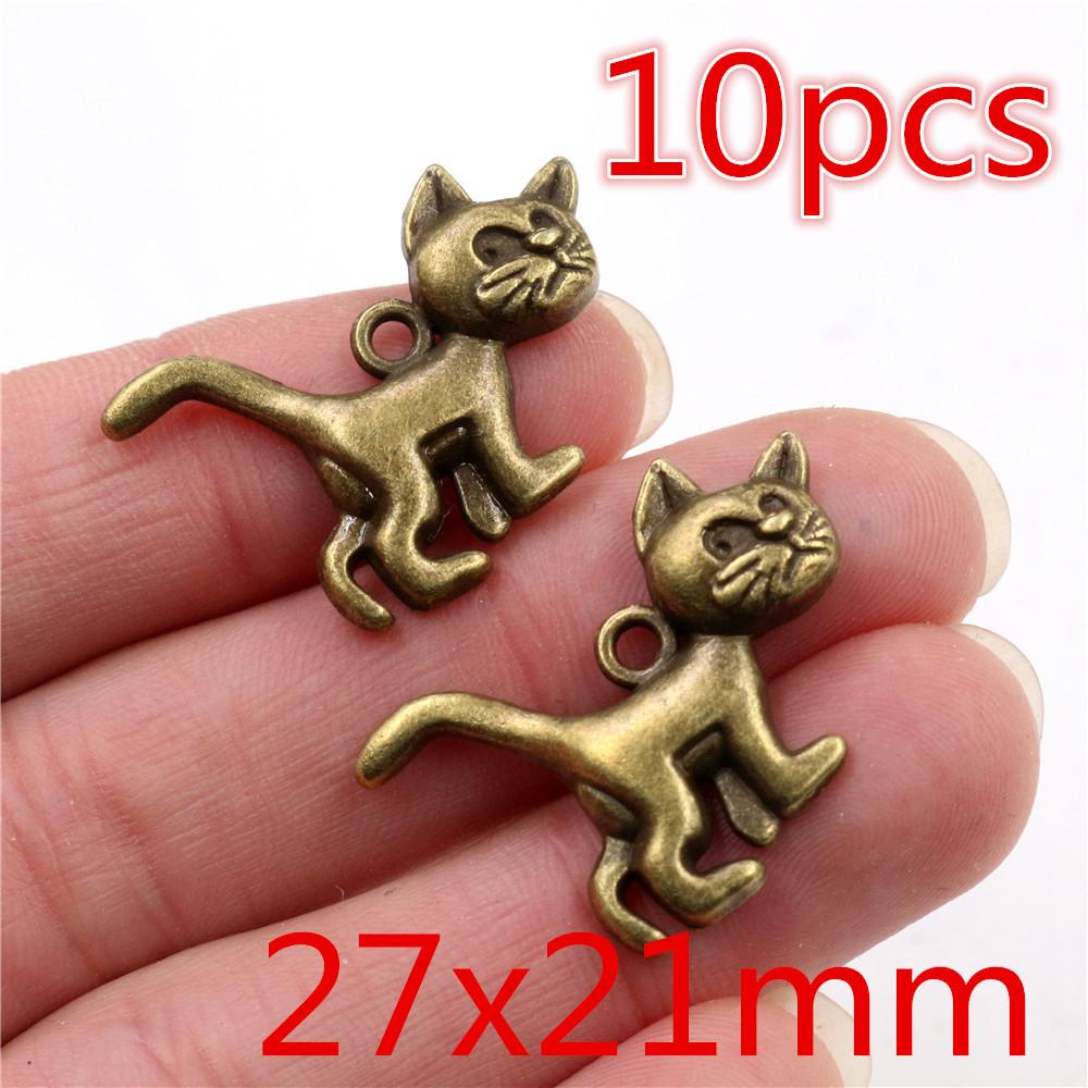 2-30pcs Animal Pendant Cute Charms Cat Dog Leopard Deer Elephant DIY Jewelry Making Accessories Findings for Necklace Keychains