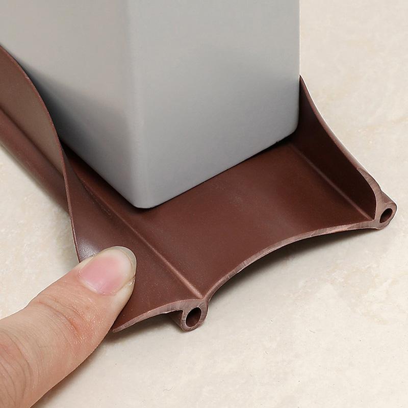 1 buc. Bandă de etanșare de protecție Spațiu sub ușă Bandă de protecție contra curenților de aer pentru ușă Dop de ușă din cauciuc siliconic