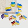 Ukraine EU USA Flag Lapel Pin Metal Badges National Rejuvenation In Ukraine Brooch Pins Cowboy Clothes Bag Pin Pride Accessories
