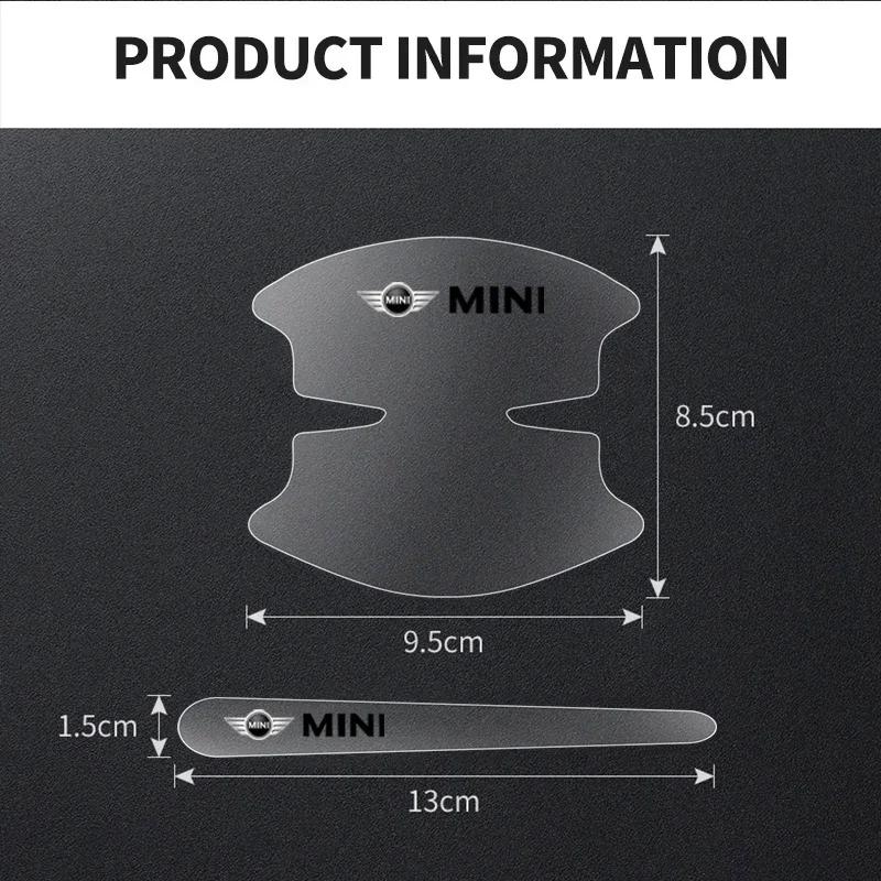 X5 X7 For BMW 8pcs New Car Door Bowl Anti Scratch Sticker Car Door Handle Protector Decals For Mini One S R50 R53 R56 R60 F55 F5