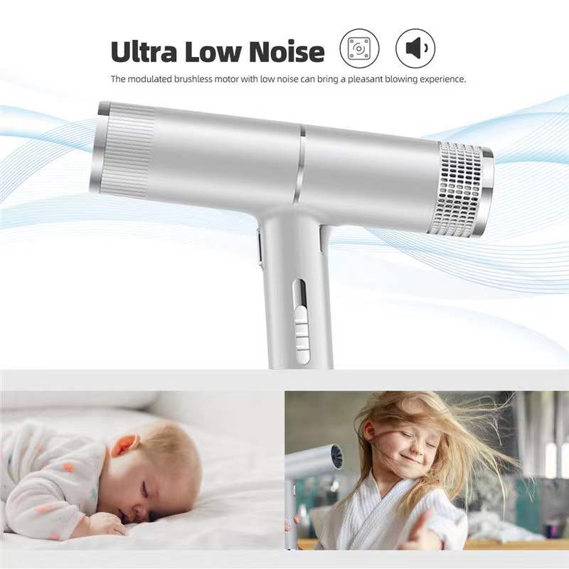High Quality New Design Hooded White Hair Dryers Professional DC Hairdryer With Ionic and Induction Function
