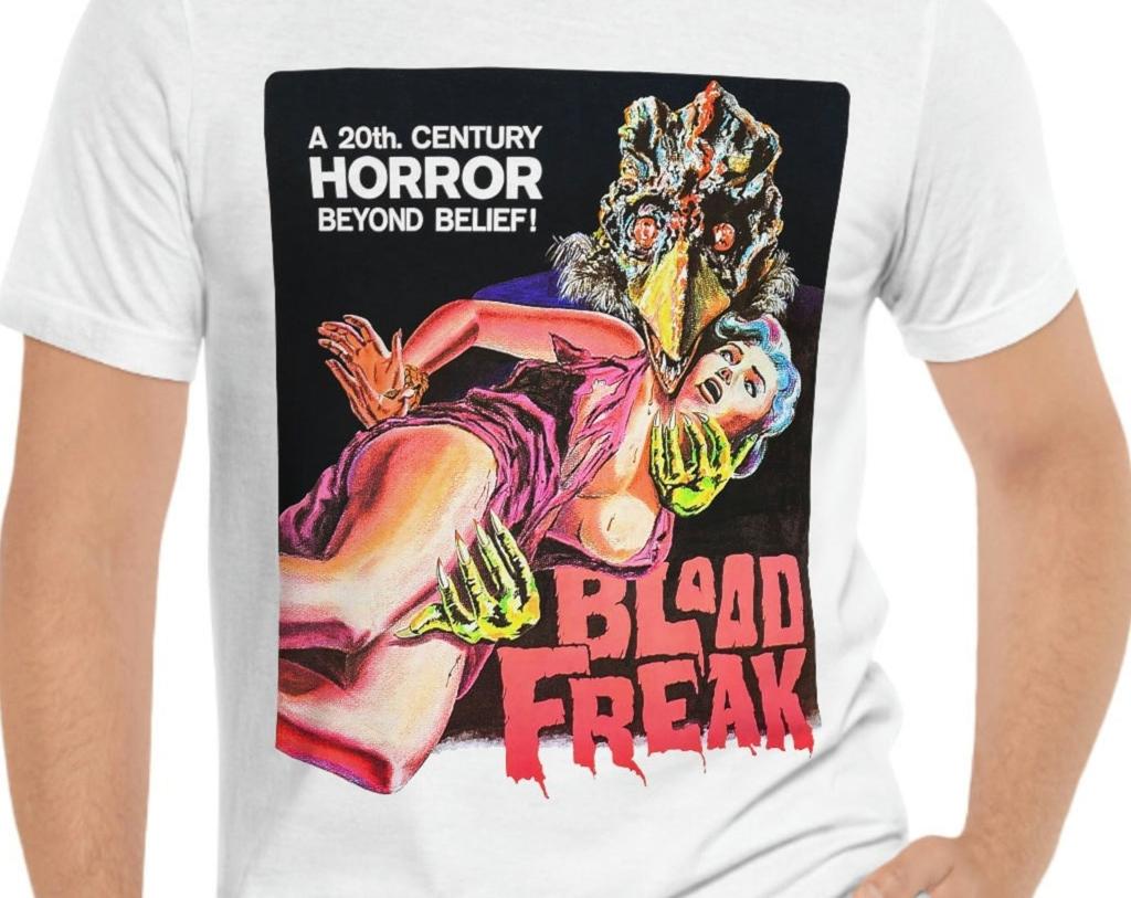Blood Freak Movie T-Shirt Short Sleeve Tee