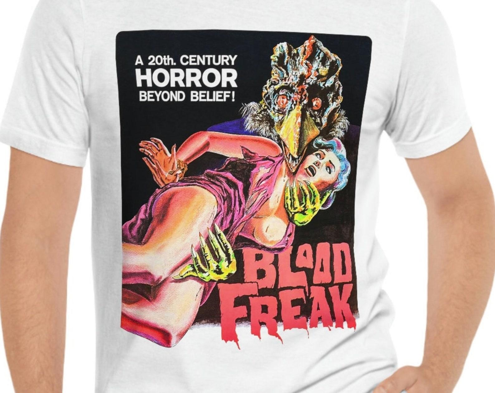 Blood Freak Movie T-Shirt Short Sleeve Tee XL