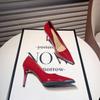 New Style Women's Autumn Classic Pumps Patent Leather Pumps Women Wedding Shoes High Heels Stiletto Lady Shoes