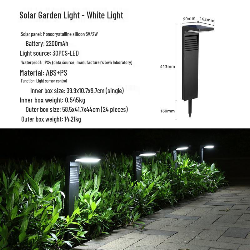 Solar Lawn Light - Automatic Outdoor Pathway Stake for Garden Solar lawn light