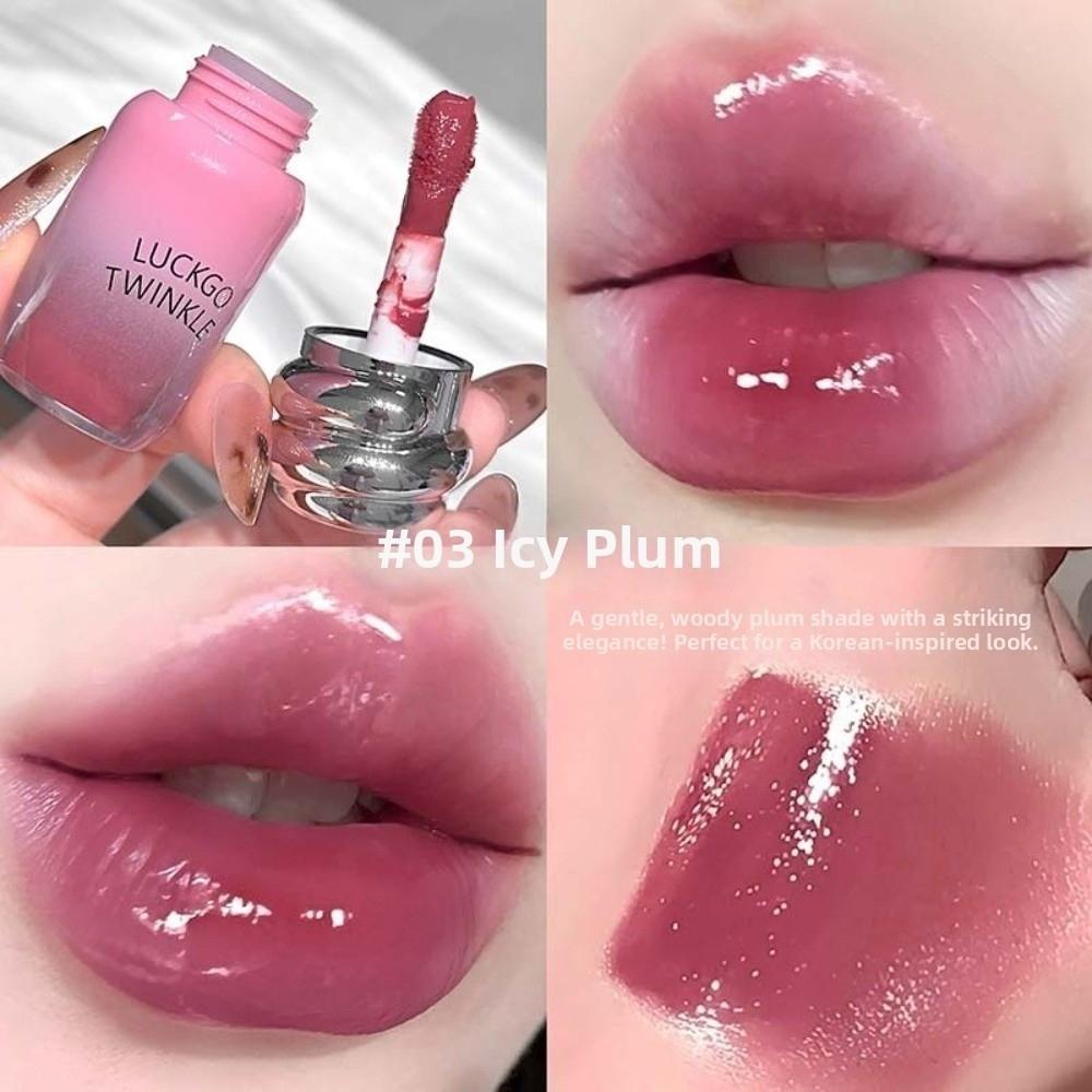 Portable Honey-Glazed Mirror Lip Gloss Moisturizing Moisturizing Delicate Liquid Lipstick Color-Locking