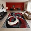 Nordic Abstract Style Large Living Room Carpet Flannel Non-slip Washable Sofa Decoration Rug Bedroom Cloakroom Fluffy Floor Mat