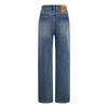 NVG·YOUNG Women's Vintage Washed Denim Straight Leg Jeans
