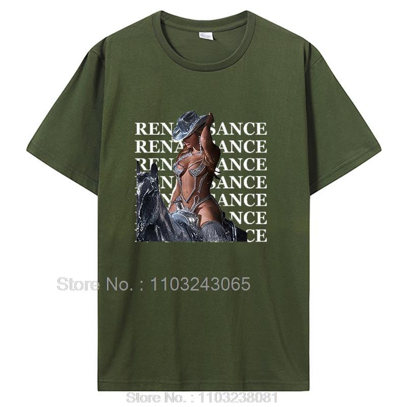 Singer New Album Beyonce Renaissance TShirt Tee For Fans Unisex Unisex Cotton Tshirt Fashion Tops Casual Streetwear