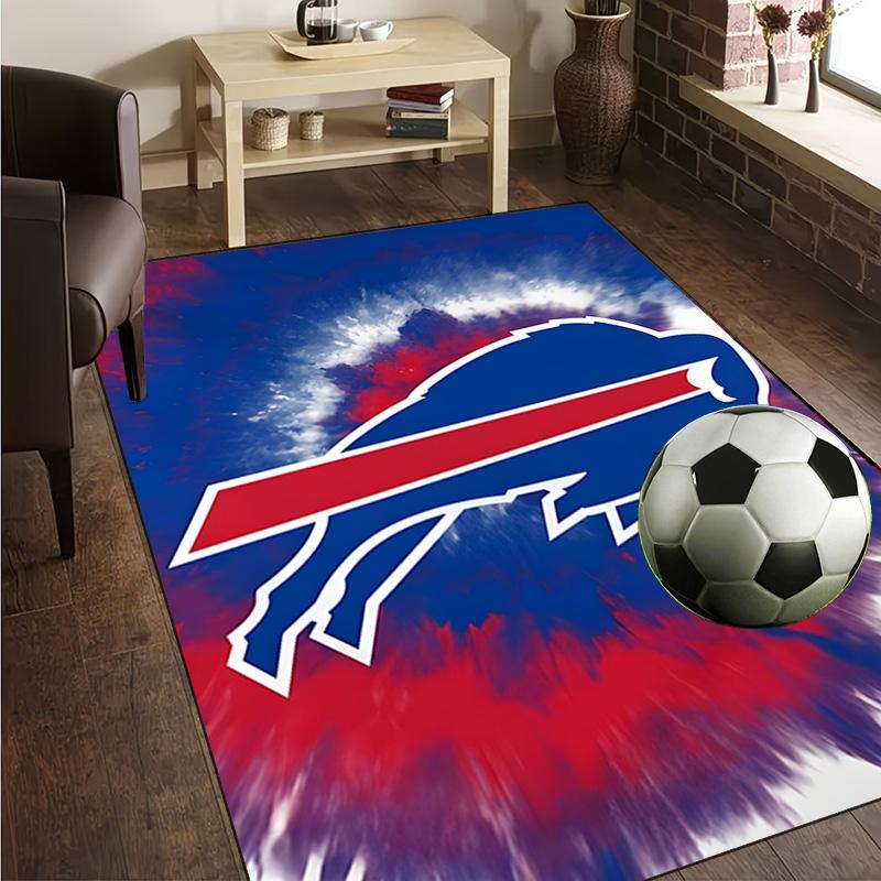 Buffalo Basketball Logo Rug Office Carpet Non-Slip Mat, Chair Rug Floor Covering for Gaming, Bedroom, Living Room , Home Decor Christmas Gift