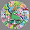 50 Little Dinosaur Cartoon Animal Stickers – Waterproof DIY for Phone Cases & Suitcases