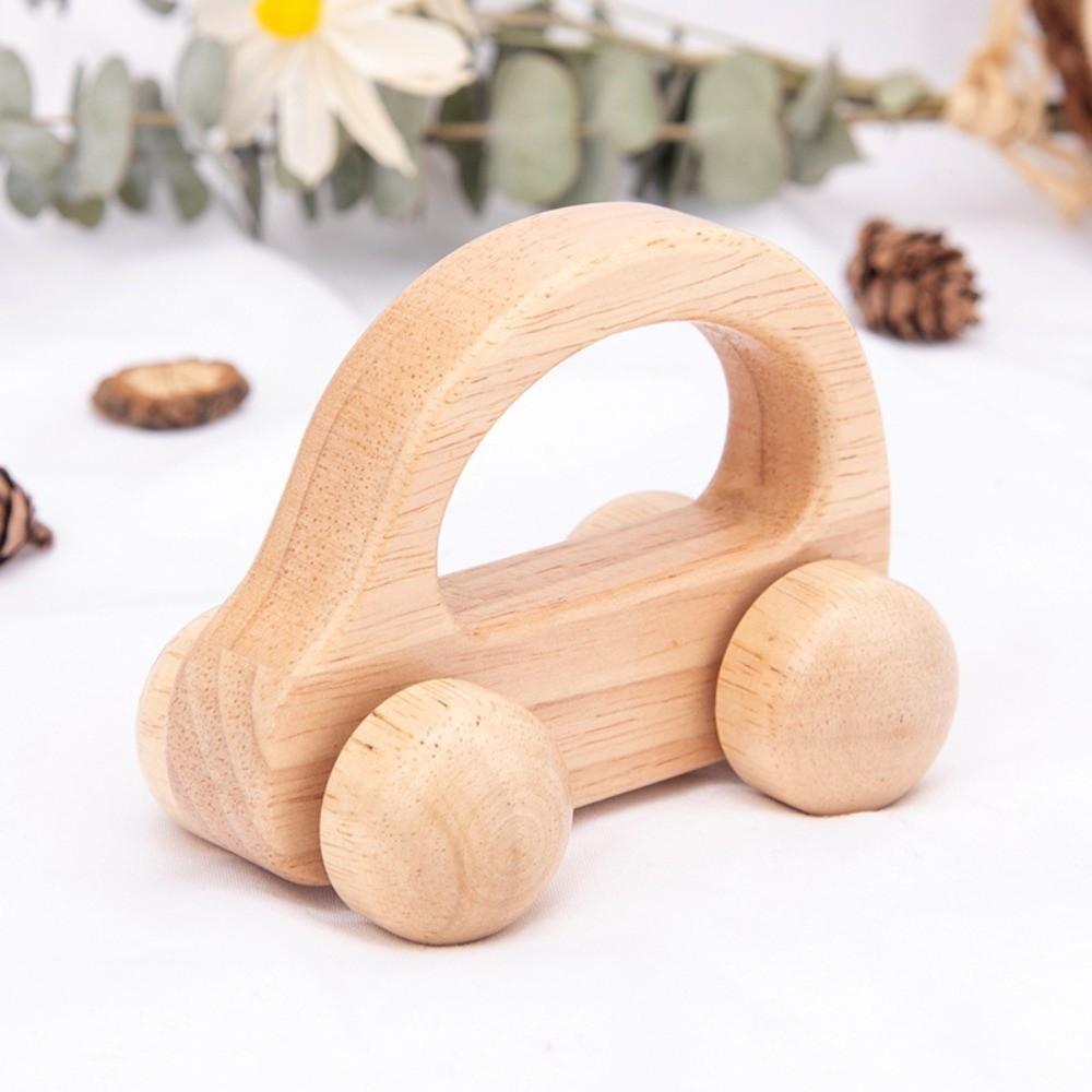 Wooden Material Baby Wooden Toys Handmade Stacking Blocks Van Montessori Toys Children