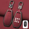 Metal Leather Car Key Case Cover Holder For Dongfeng fengguang Seres Evolute i-Space i-Pro Landian E5 CarProtection Shell
