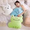 Cartoon Cute Elephant Puppy Dog Throw Pillow Plush Toy Doll Frog Doll Home Pillow Girl Doll