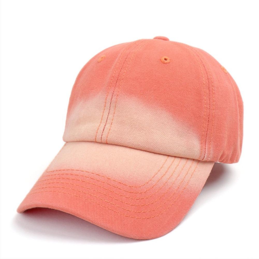 Adjustable Gradient Color Baseball Cap Quick Dry Snapback Hat Ponytail Outdoor Sports Hat  Hiking