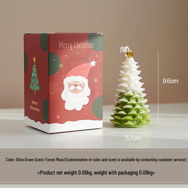 Christmas Tree Candle Gift Box Set - Aromatherapy Ornaments for Birthdays & Parties