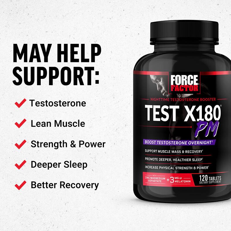 Test X180® PM, 120 Tablets