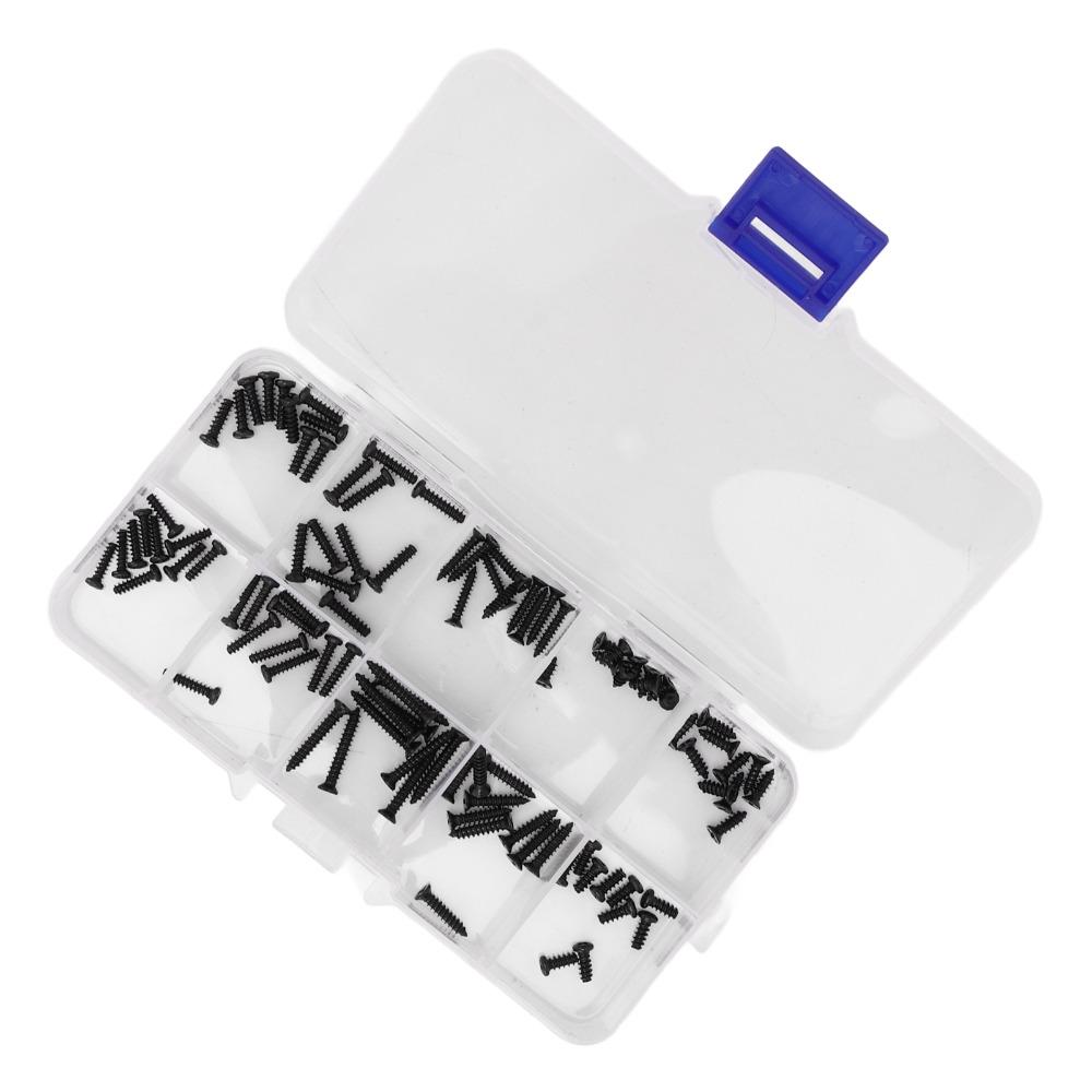 100Pcs/Set RC Car Accessory Screws Assortment Kit for MJX 16208/16207/16210 1/16 Brushless RC Car