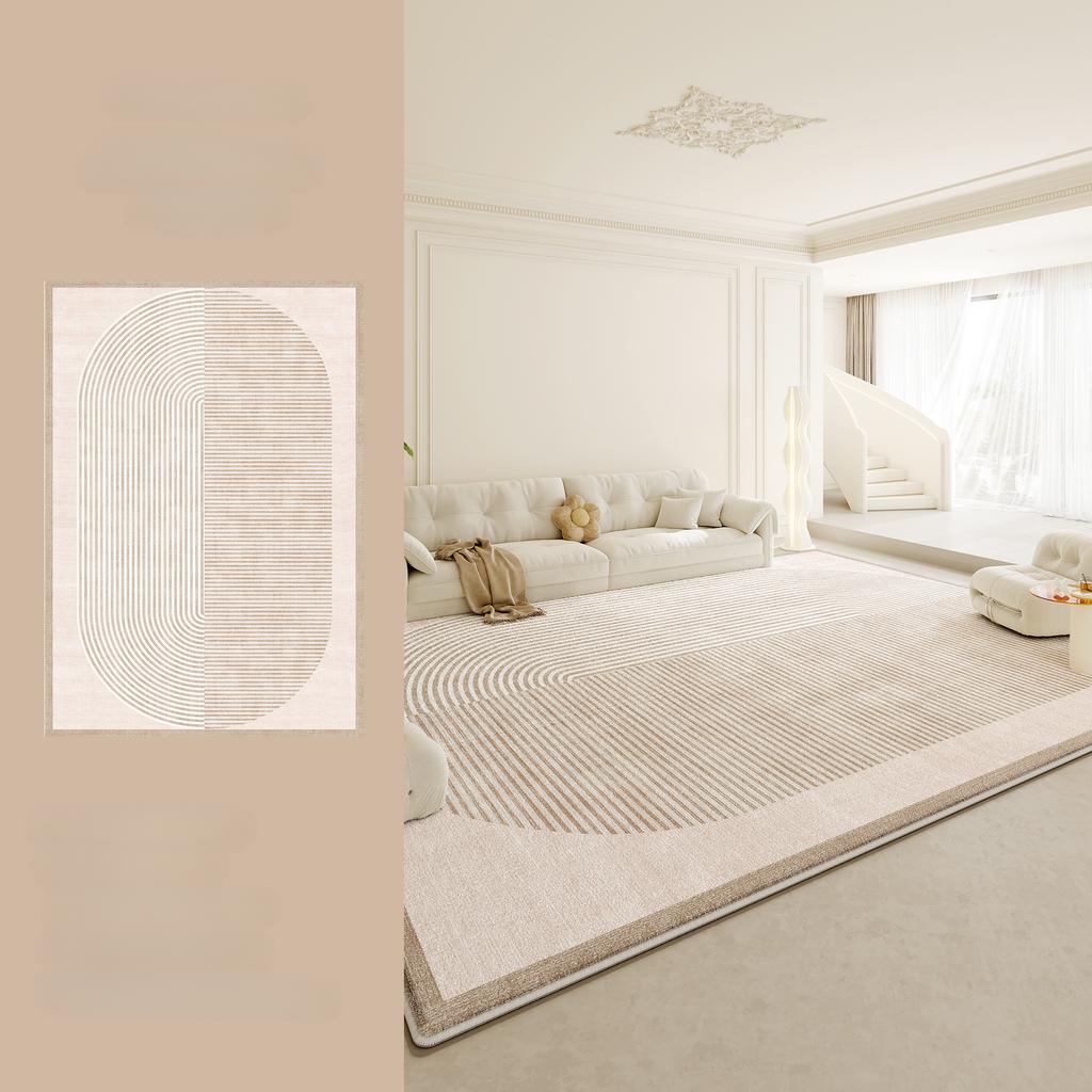 Large Area Rugs for Bedroom Cream Style Living Room Decoration Plush Carpet Home Fluffy Soft Rug Thick Anti-slip Study Floor Mat