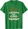 Armor of God Jesus Christ Believer Bible Christian Faith T-Shirt Vintage Classic Fashion Streetwear Men Clothing 100% Cotton