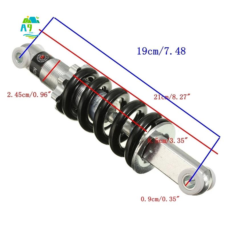 A09E-200Mm 1500Ib Mini Motorcycle ATV Dirt Bike Rear Suspension Bumper Shock Damper Absorber MTB Folding Bike