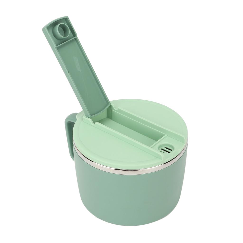 Noodle Bowl with Chopsticks and Spork 1200ml 304 Stainless Steel Portable Ramen Cooker Bowl with