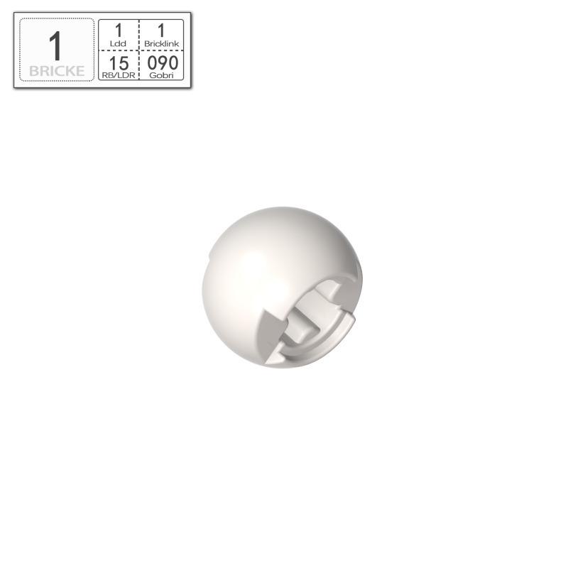BRICKE 10.2mm Ball Joint Socket Building Blocks Compatible with LEGO 53585 50g (133 pcs)
