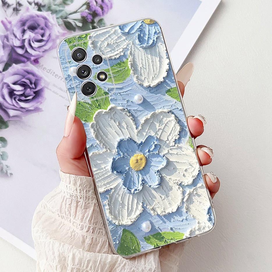For Samsung Galaxy A32 5G Case SM-A326B Cute Fashion Painted Cover Soft Silicone Phone Case For Samsung A32 A 32 4G A325F Fundas