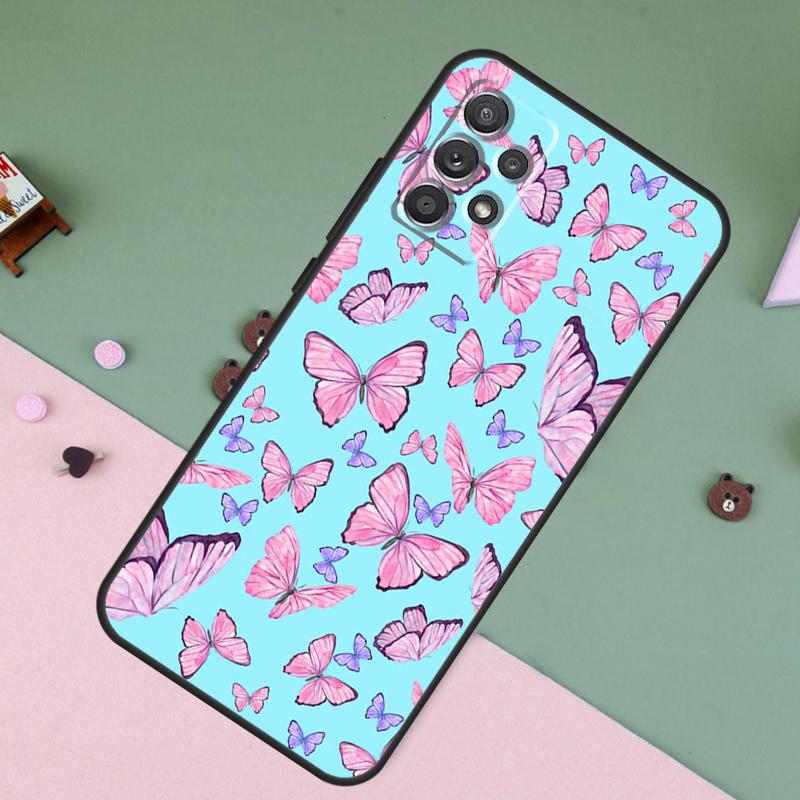 Luxury Butterfly For Samsung Galaxy A56 A36 A26 A16 A22 A32 A52 A54 A34 A14 A55 A35 A15 A53 A33 A05 A06 Case