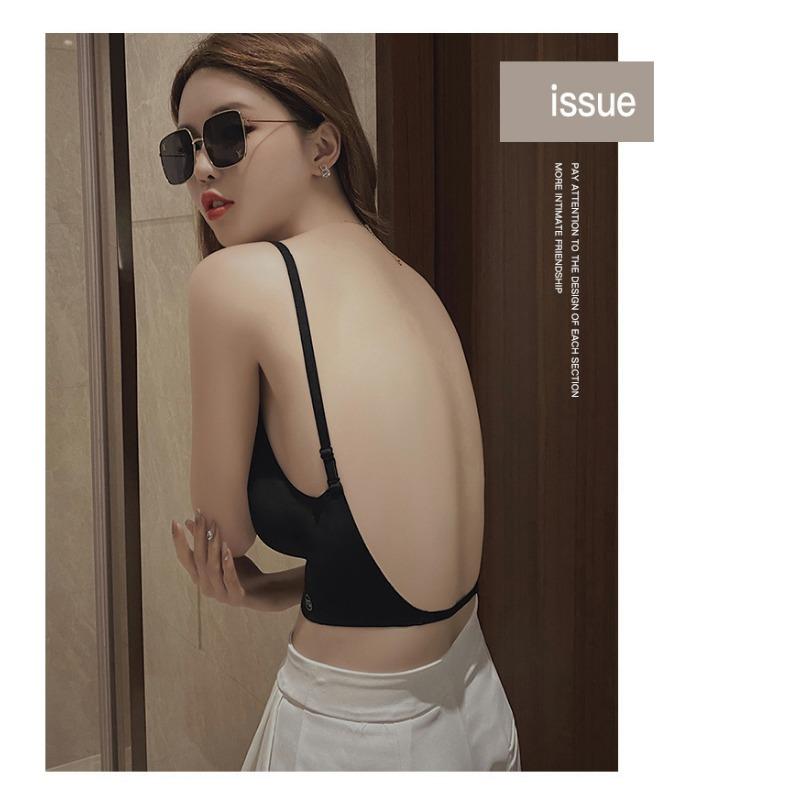 Women S U Back Bra Padded Push Up One Piece Tank Top