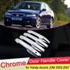 For Honda Accord 7 2003 2004 2005 2006 2007 JDM Version Chrome Door Handle Cover Trim Catch Car Cap Stickers Accessories Garnish